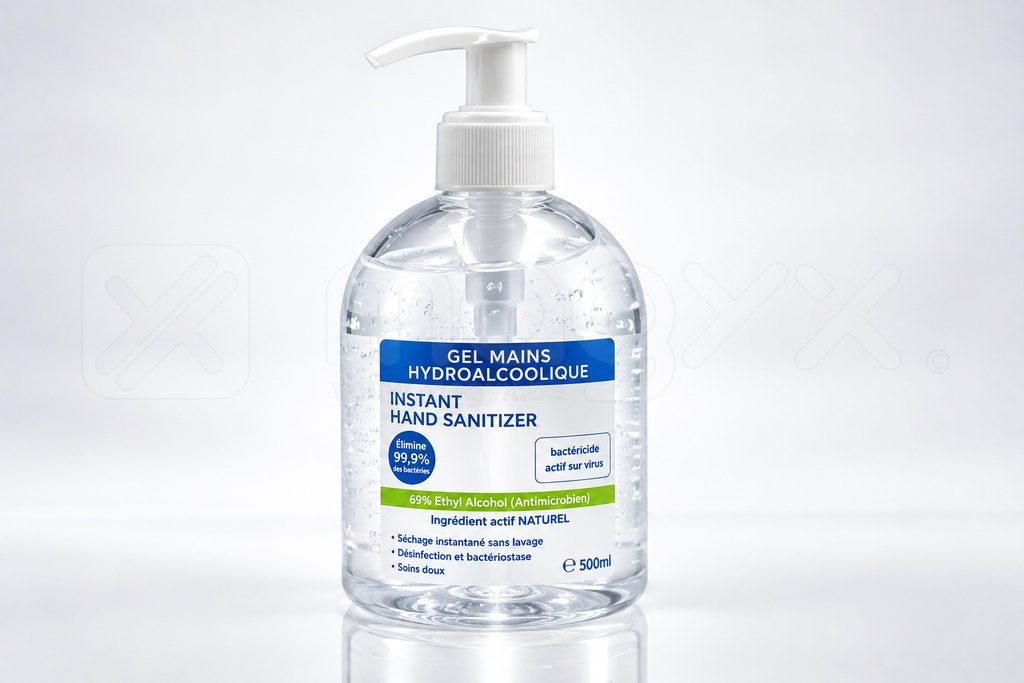 [3,50€] Gel hidroalcohólico — Frasco con dosificador de 500 ml