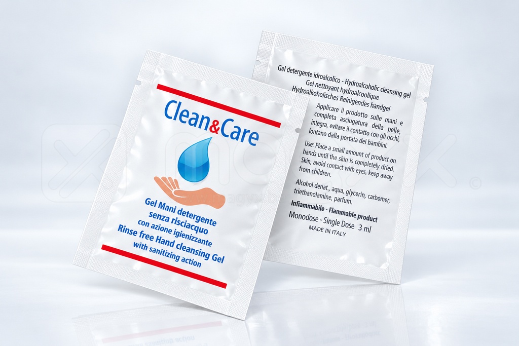 [0,095€] Gel hydroalcoolique en sachet — 3 ml