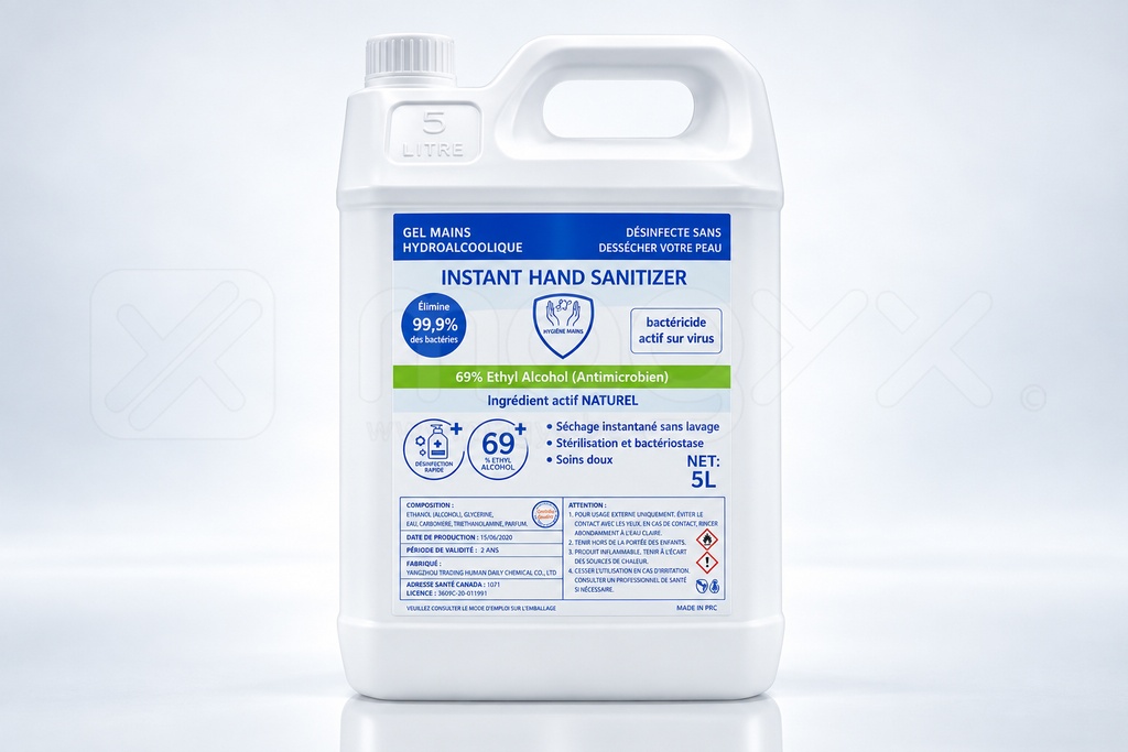 [15,90€] Gel hidroalcohólico — Garrafa de 5 L